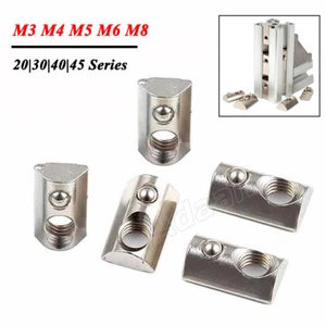 Gleitmutter T-Nut Nutensteine Kugel M4 M5 M6 M8 für 20|30|40|45 Aluprofil Nut - Bild 1 von 13