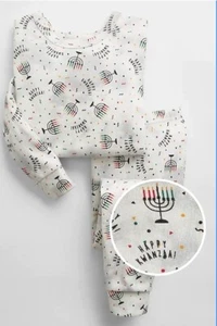 NWT 5t 5 boys girls baby GAP Kwanzaa Kinara holidays pajamas african american pj - Picture 1 of 4