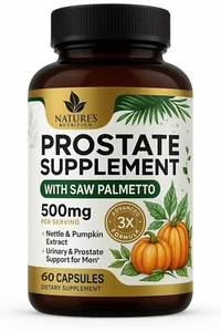 Suplemento natural de apoyo para la próstata promueve tabletas saludables para la función prostática - Imagen 1 de 1