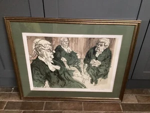 Felix Topolski (1907-1989) Siebdruck, Drei Berufungsrichter - Bild 1 von 9