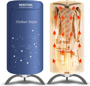 Portable Clothes Dryer Upgraded to Quickly Dry A Large Number of Clothes, Shoes - Picture 1 of 12