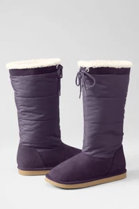 Lands' End ~ Atherton Girl's Size 9 High Shearling Boots $50 NIB - Picture 1 of 2