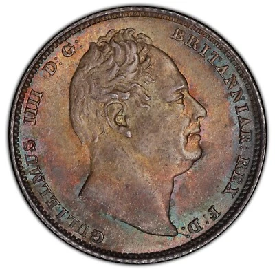 G.B WILLIAM IIII  1831  6 PENCE SILVER COIN PCGS CERTIFIED GEM UNCIRCULATED MS65 - Image 1 of 4