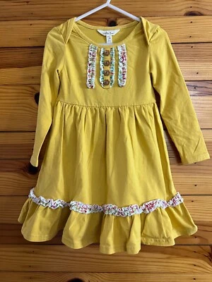 Vestido Matilda Jane Vault Good Vibes Lap Usado en Excelente Condición La Aventura Comienza Amarillo Talla 2 Foto 1 de 3