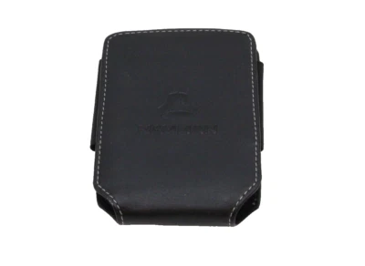 NAVMAN GENUINE GPS LEATHER CARY POUCH CASE COVER BLACK - Image 1 of 2