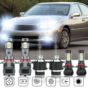 For Lexus ES330 2005 2006 LED/HID Headlight Kit High/Low Beam Fog LIGHT Bulbs US - Picture 1 of 23