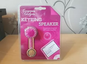 Gorgeous Gadgets. Keyring Speaker MP3 Accessory. New