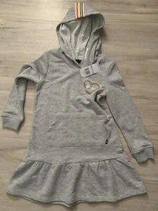 Nautica Girls Toddler Rainbow Heart Sweater Dress Size 5 NWT - Picture 1 of 3