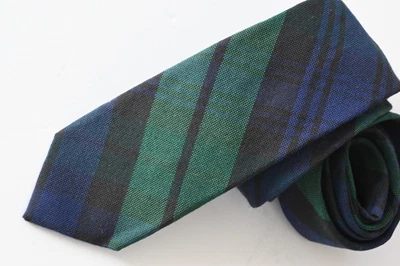 Corbata J Crew verde lana y seda cuello hombre W: 2 1/2" POR L:58" Foto 1 de 3