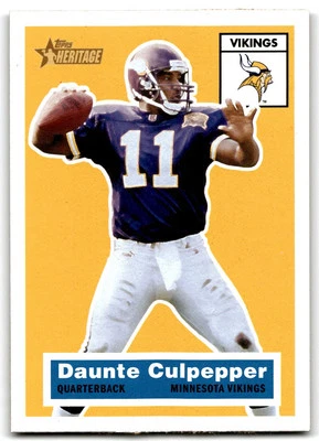 Daunte Culpepper 2001 Topps Heritage Football Card #23 Minnesota Vikings - Image 1 of 2
