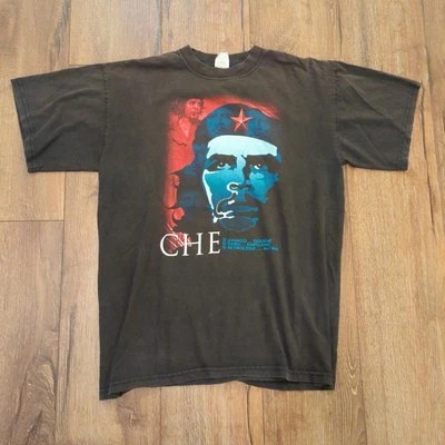 VTG Che Guevara Adult XL Shirt Revolutionary Cuba Rebel Punk Skater Grunge RATM - Image 1 of 4