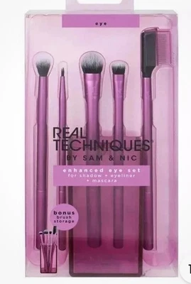 REAL TECHNOGIES Juego de ojos mejorado cepillo taza RT-91534 sombra delineador rímel 6 piezas Foto 1 de 4