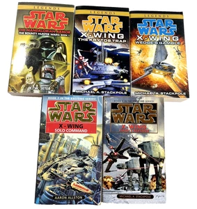 Star Wars Legends X-Wing Vintage Mixed Lot of 5 Paperback Books - Picture 1 of 22