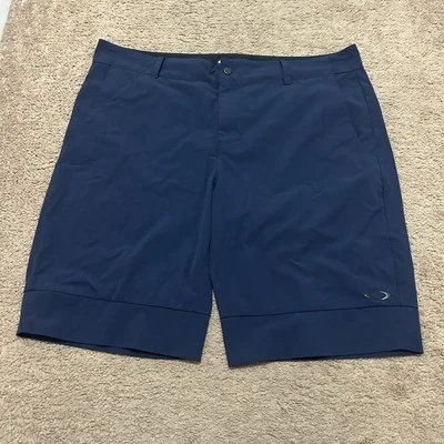 "Pantalones cortos Oakley Performance para hombre talla 36 azul ajuste regular bolsillos elásticos entrepierna de 10""" Foto 1 de 4