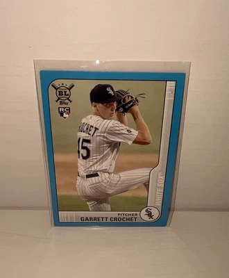 2021 Topps Big League Garrett Crochet RC Rookie Card Blue RARE #195 Red Sox - Image 1 of 2