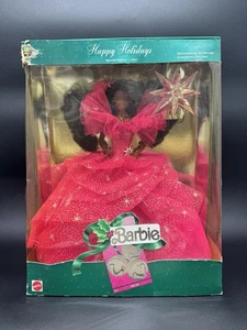 1990 Holiday Special Edition African American Barbie Doll with Keepsake Ornament - Picture 1 of 3