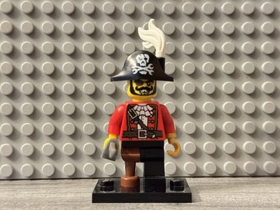 LEGO Pirate Captain Minifigure - 8833 Collectible Series 8 CMF - Image 1 of 3