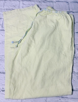 Pantalones para dormir pijama Y2K de colección ESPRIT pequeños verdes a cuadros guinga ropa de salón a cuadros Foto 1 de 4