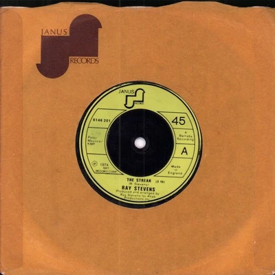 Ray Stevens Streak 7" Vinyle UK Chess 1974 Design D'étiquette Injection Verte - Photo 1/2