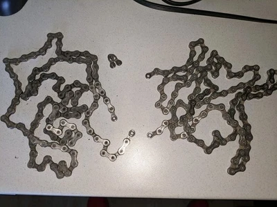 Lote de (2) eslabones KMC DX10SC 10 velocidades cadena carretera ciclocross grava MTB 111 109 Foto 1 de 4