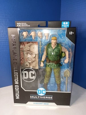 Figura DC Multiverse McFarlane Edición Coleccionista #14 Sargento Rock Nueva Sellada Foto 1 de 4