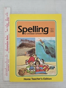 BJU Press Spelling for Christian Schools 5 Home Teacher's Ed. FREE SHIPPING - Picture 1 of 3