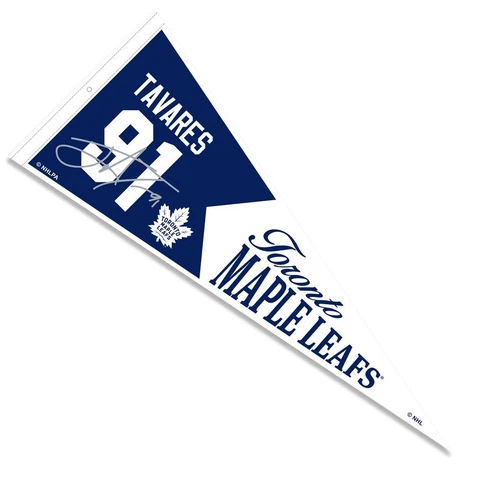 Toronto Maple Leafs John Tavares Name & Number 12"x30" Pennant NHL Hockey Cover