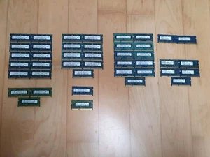 DDR3 RAM Notebook PC SO-DIMM PC3-10600 2GB 1GB Konvolut Samsung Hynix Elpida - Afbeelding 1 van 8