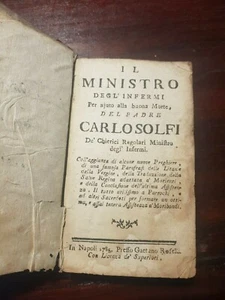 IL MINISTRO DEGLI INFERMI del padre CARLO SOLFI - Picture 1 of 1