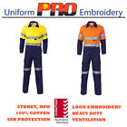 PRO HiVis Cool-Breeze two tone Cotton Coverall with 3M R/Tape