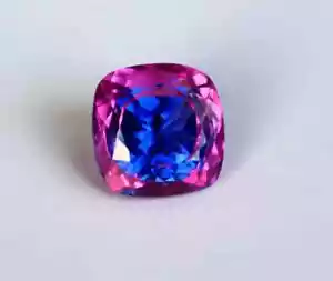 Natural Sapphire (Pitambari) 14.60 Ct Cushion Shape Certified Loose Gemstone - Picture 1 of 4