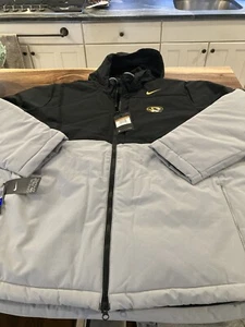 MENS Missouri Tigers Nike Shield Winter Jacket Black/Gray 2XL NWT $200 - Picture 1 of 11