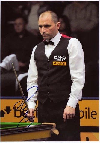 JOE PERRY - Signed 12x8 Photograph - SNOOKER Cover