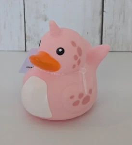 2025 Target Bullseye Summer Fun Pink Narwhal Rubber Duck NEW - Picture 1 of 4