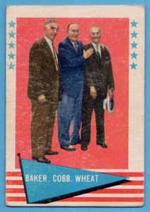 1961 Fleer #1 Ty Cobb Frank Baker Zack Wheat VG MARKED Hall of Fame - Picture 1 of 2