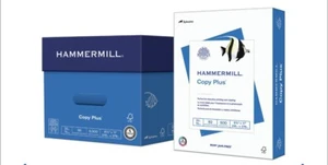 Hammermill Copy Plus 8.5" x 11" Copy Paper, 20 lbs., 92 Brightness, 5000 Sheets/ - Picture 1 of 6