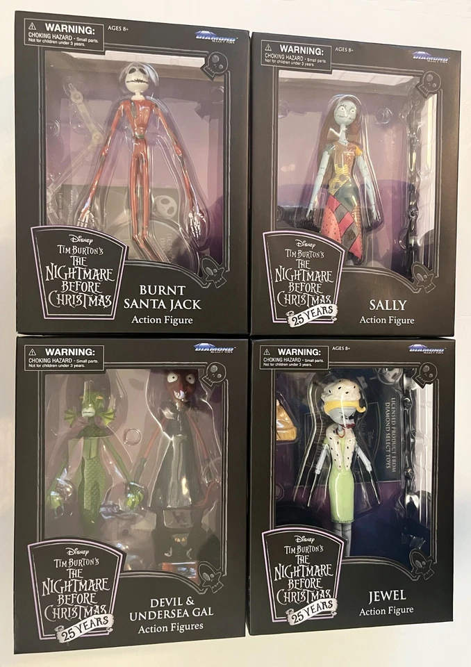 DST Disney Nightmare Before Christmas Burnt Santa Jack Collectors Action Fig