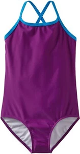 Youth Kanu Surf Girls One Piece Swimsuit Grape/Royal Size 4 NWT - Picture 1 of 2