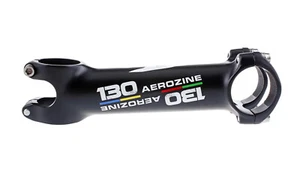 Aerozine XS7 Road MTB eBike Cycling AL7050 Stem w/Titanium bolts 6D 130mm Black - Picture 1 of 5