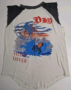 Vintage Dio Holy Diver 1984 Tour Shirt Large Rock Band Promo Rare Sabbath Metal - Picture 1 of 20