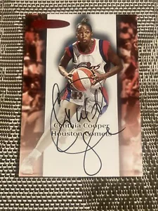 2000 FLEER/SKYBOX CYNTHIA COOPER HOUSTON COMETS PERSONALLY AUTOGRAPH CARD NRMT - Picture 1 of 12