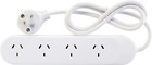 Standard 4 Outlet Powerboard White