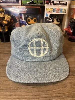 Raro Huf Snapback Lavado Claro Denim Circle H Foto 1 de 4