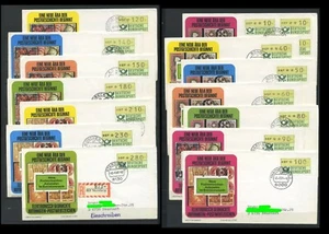 BRD ATM VS 1, FDC, 14 Ersttagsbriefe Stempel verschiedener Städte #o937 - Picture 1 of 3