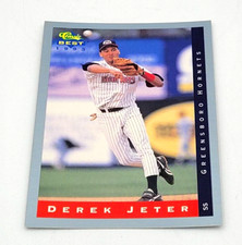 1993 Classic Best Minor League Baseball Derek Jeter Greensboro Hornets HOF