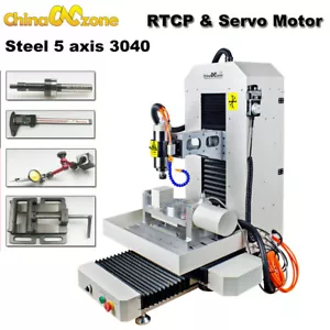 Servomotore CNC in acciaio RTCP 3040 5 assi 2200 W per macchina da taglio metallo inox - Foto 1 di 12