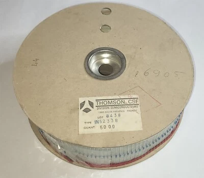 4800+ ROLLO - 1N5233B DIODOS ZENER THOMSON-CSF - 6V, 500 MW - NUEVO Foto 1 de 4