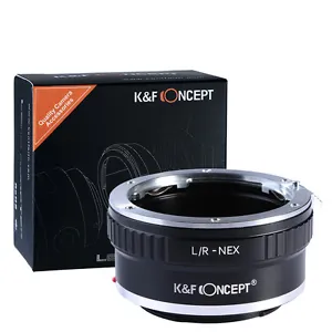 Leica R LR Mount Lens Adapter Ring to Sony NEX3 NEX5 VG10 E-mount K&F Concept - Picture 1 of 8