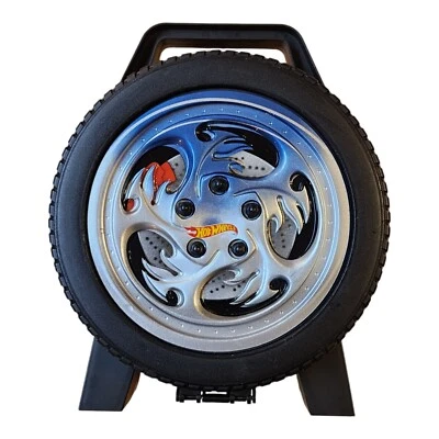 Mattel Hot Wheels Tire Shaped Storage Carrying Case Tara Toy Corp - Image 1 of 4