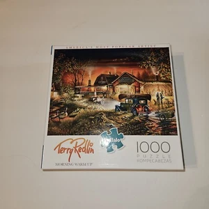Buffalo Games Terry Redlin Morning Warm Up 1000 Piece Jigsaw Puzzle - Picture 1 of 2